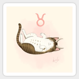 Zodiacat Taurus Sticker